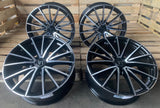 V1 Wheels V2 Felgen 18 Zoll Schwarz Poliert 8,0x18 ET45 5/120