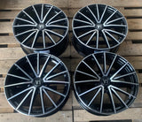 V1 Wheels V2 Felgen 18 Zoll Schwarz Poliert 8,0x18 ET45 5/120