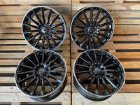 Wheelworld WH39 20 Zoll Schwarz Rand Poliert 9,0x20 ET35 5/112