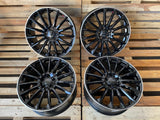 Wheelworld WH39 20 Zoll Schwarz Rand Poliert 9,0x20 ET35 5/112