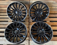Wheelworld WH39 20 Zoll Schwarz Rand Poliert 9,0x20 ET35 5/112