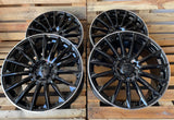 Wheelworld WH39 20 Zoll Schwarz Rand Poliert 9,0x20 ET35 5/112