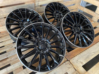Wheelworld WH39 20 Zoll Schwarz Rand Poliert 9,0x20 ET35 5/112