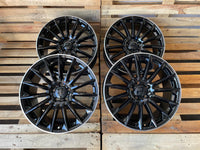 Wheelworld WH39 20 Zoll Schwarz Rand Poliert 9,0x20 ET35 5/112