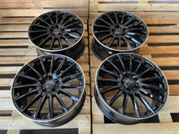Wheelworld WH39 20 Zoll Schwarz Rand Poliert 9,0x20 ET35 5/112