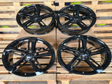 2DRV Wheelworld WH36 Felgen 18 Zoll Schwarz Glanz 8,0x18 ET48 5/112