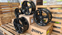 2DRV Wheelworld WH36 Felgen 18 Zoll Schwarz Glanz 8,0x18 ET48 5/112