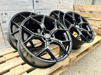MM Wheels MM08 21 Zoll Schwarz Glanz 9,0x21 ET38 5/112
