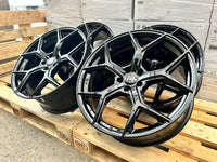 MM Wheels MM08 21 Zoll Schwarz Glanz 9,0x21 ET38 5/112