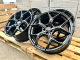 MM Wheels MM08 21 Zoll Schwarz Glanz 9,0x21 ET38 5/112