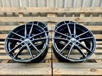 V1 Wheels V3 18 Zoll Schwarz Poliert 8,0x18 ET45 5/120