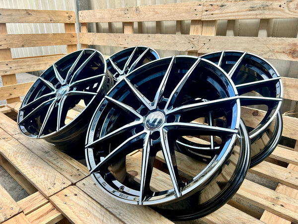 V1 Wheels V3 18 Zoll Schwarz Poliert 8,0x18 ET48 5/112