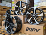 2DRV Wheelworld WH36 Felgen 18 Zoll Grau Poliert 8,0x18 ET40 5/112