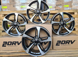 2DRV Wheelworld WH36 Felgen 18 Zoll Grau Poliert 8,0x18 ET40 5/112