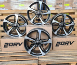 2DRV Wheelworld WH36 Felgen 18 Zoll Grau Poliert 8,0x18 ET40 5/112