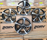 2DRV Wheelworld WH36 Felgen 19 Zoll Grau Poliert 8,5x19 ET30 5/112