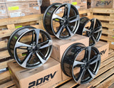 2DRV Wheelworld WH36 Felgen 18 Zoll Grau Poliert 8,0x18 ET40 5/112