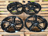 2DRV Wheelworld WH36 Felgen 18 Zoll Schwarz Glanz 8,0x18 ET30 5/112