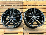 2DRV by Wheelworld WH40 20 Zoll Schwarz Glanz 9,0x20 ET57 5/120 65,1