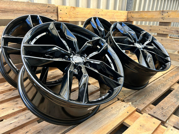 2DRV by Wheelworld WH40 19 Zoll Schwarz Glanz 8,0x19 ET58 5/120 65,1