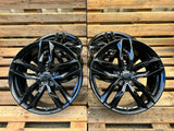 2DRV by Wheelworld WH40 20 Zoll Schwarz Glanz 9,0x20 ET57 5/120 65,1