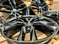 2DRV by Wheelworld WH40 20 Zoll Schwarz Glanz 9,0x20 ET57 5/120 65,1