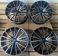 V1 Wheels V2 Felgen 18 Zoll Schwarz Poliert 8,0x18 ET45 5/112