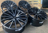 V1 Wheels V2 Felgen 18 Zoll Schwarz Poliert 8,0x18 ET45 5/112