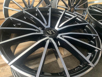 V1 Wheels V2 Felgen 18 Zoll Schwarz Poliert 8,0x18 ET45 5/112