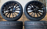 V1 Wheels V2 Felgen 18 Zoll Schwarz 8,0x18 ET35 5/112 Kompletträder 245/45 18