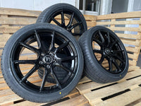 V1 Wheels V1 Felgen 18 Zoll Schwarz 8,0x18 ET35 5/112 Kompletträder 245/40 18