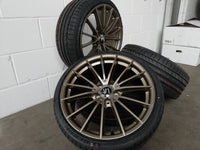 V1 Wheels V2 Felgen 19 Zoll Bronze Matt 8,5x19 ET45 5/112 Kompletträder 245/35 19