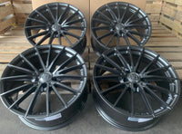 V1 Wheels V2 Felgen 19 Zoll Daytona Grau 8,5x19 ET45 5/112