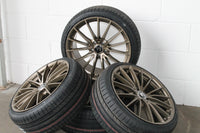 V1 Wheels V2 Felgen 19 Zoll Bronze Matt 8,5x19 ET45 5/112 Kompletträder 245/35 19