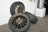 V1 Wheels V2 Felgen 19 Zoll Bronze Matt 8,5x19 ET45 5/112 Kompletträder 245/35 19