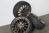 V1 Wheels V2 Felgen 19 Zoll Bronze Matt 8,5x19 ET45 5/112 Kompletträder 245/35 19